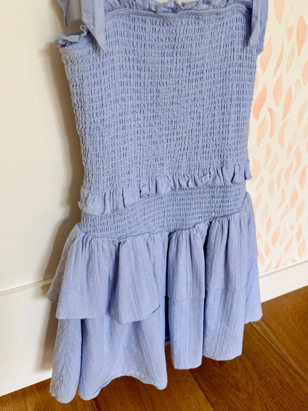 KatieJNYC, Tween Emerson Solid Blue Dress, Size Medium (10)